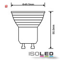 ISO110082 / GU10 LED Strahler 5 Watt, warmweiss, dimmbar / 9009377005152