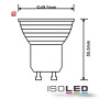 ISO110082 / GU10 LED Strahler 5 Watt, warmweiss, dimmbar / 9009377005152