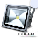 ISO111016 / LED Fluter 30Watt, kaltweiss, silber matt /...