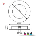 ISO111047 / Einbaustrahler Ion, rund, Gu5,3, weiss /...
