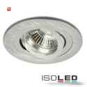 ISO111063 / Einbaustrahler Brush, rund, Gu5,3, Alu...
