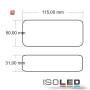 ISO111067 / Trafo 24V/DC, 60W, mit Rundstecker und Flachstecker / 9009377006098