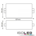 ISO111091 / LED Dimmer 12-24V, inkl. FB, 8A / 9009377006302