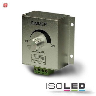 ISO111094 / LED Dimmer 12-24V, 8A / 9009377006333