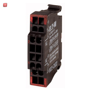 EATON / 107899 / Kontaktelement, Cage Clamp, Frontbefestigung, 2 ™, 24 V 3 A, 220 V 230 V 240 V 4 A M22-CK02 / EAN4015081075362