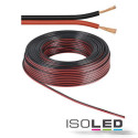 ISO111168 / Kabel 2-polig, YZWL 2x0,75mm, schwarz/rot, 1...