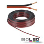 ISO111168 / Kabel 2-polig, YZWL 2x0,75mm, schwarz/rot, 1 Rolle = 50m / 9009377006821