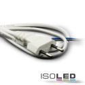 ISO111169 / Anschlussleitung mit Flachstecker, weiss,...