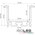 ISO111215 / Einbauprofil IL Alu eloxiert, L:2000mm /...