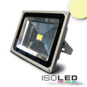ISO111350 / LED Fluter 50Watt, warmweiss, silber matt /...
