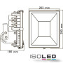 ISO111350 / LED Fluter 50Watt, warmweiss, silber matt / 9009377008351