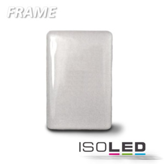 ISO111372 / Endkappe für Profil "FRAME" silber / 9009377008535