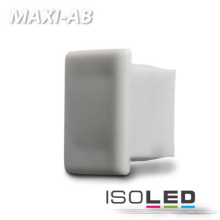 ISO111374 / Endkappe für Profil "MAXI-AB" silber / 9009377008559
