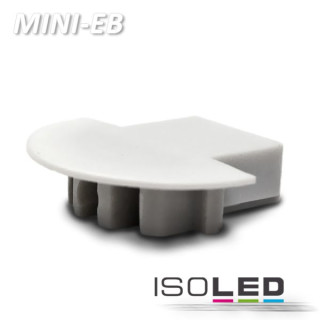 ISO111382 / Endkappe für Profil "MINI-EB" silber / 9009377008634