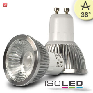 ISO111542 / GU10 LED Strahler 5,5W COB, 38° warmweiss, dimmbar / 9009377014314