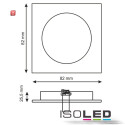 ISO111571 / Einbaustrahler Brush TWO, quadr., Gu5,3, Alu,...