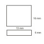 ISO111620 / Flexband Clip-Verbinder 2-polig, weiss für Breite 8mm / 9009377011931
