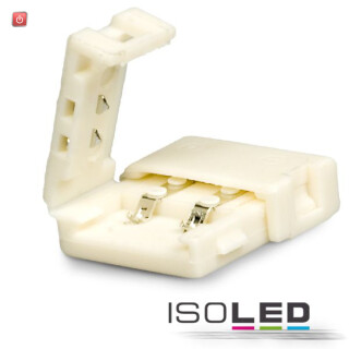 ISO111621 / Flexband Clip-Verbinder 2-polig, weiss für Breite 10mm / 9009377011955