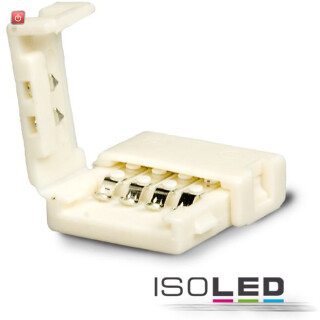 ISO111622 / Flexband Clip-Verbinder 4-polig, weiss für Breite 10mm / 9009377011979