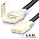 ISO111625 / Flexband Clip-Kabelverbinder 4-polig, weiss...