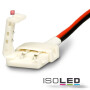 ISO111627 / Flexband Clip-Kabelanschluss 2-polig, weiss für Breite 10mm / 9009377012068