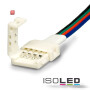 ISO111628 / Flexband Clip-Kabelanschluss 4-polig, weiss für Breite 10mm / 9009377012075