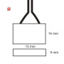 ISO111629 / Flexband / Rundsteckeradapter 2-polig für Breite 8mm / 9009377012099