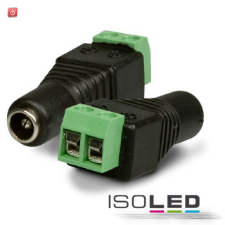 ISO111631 / Rundbuchseadapter "FEMALE"  2-polig auf Klemme / 9009377012129