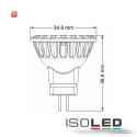 ISO111717 / MR11 LED 2,5W, 30° kaltweiss / 9009377015120