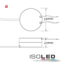 ISO111736 / Trafo 12V/DC, 0-8W/DC runde Bauform /...