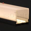ISO111742 / Abdeckung eckig, milky für Profil "XWAY", L: 2000mm / 9009377015625