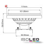 ISO111810 / AR111 G53 Spot, 11 Watt, 30°, warmweiss / 9009377017483