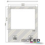 ISO111858 / Ersatzglas für LED Fluter 120W / 9009377018763