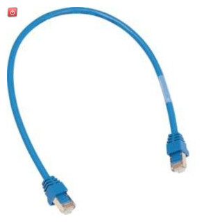 HAGZZ45WAN100 / Patch-Leitung mit 2xRJ45 Stecker für WAN-Anwendung, Farbe blau, Länge 1 m / 3250612276257