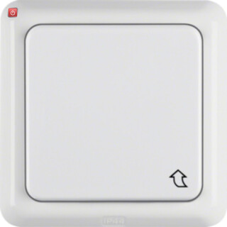 BER471809 / Steckdose mit Klappd. u R. WG UP IP44 pw / EAN 4011334229230