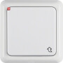 BER471809 / Steckdose mit Klappd. u R. WG UP IP44 pw / EAN 4011334229230