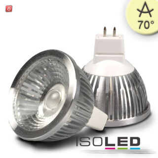 ISO111933 / MR16 LED Strahler 5,5W COB, 70° warmweiss, dimmbar / 9009377020384