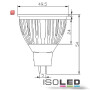 ISO111933 / MR16 LED Strahler 5,5W COB, 70° warmweiss, dimmbar / 9009377020384