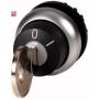 EATON / 111790 / Schlsseltaste, tastend, 2 Stellungen, MS2, Schlssel abziehbar: 0, Frontring Titan M22-WS-MS2 / EAN4015081113408