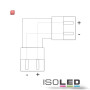 ISO111964 / Flexband Clip-ECK-Verbinder 2-polig, weiss für Breite 10mm / 9009377020889