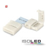 ISO111966 / Flexband Clip-ECK-Verbinder 4-polig, weiss für Breite 10mm / 9009377020902