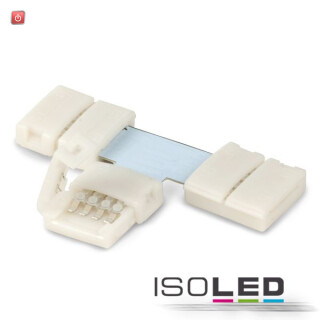 ISO111970 / Flexband Clip-T-Verbinder 4-polig, weiss für Breite 10mm / 9009377026829