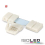 ISO111970 / Flexband Clip-T-Verbinder 4-polig, weiss für Breite 10mm / 9009377026829