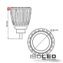 ISO111974 / MR11 LED 4W, diffuse, neutralweiss, dimmbar / 9009377021046