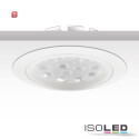 ISO112390 / LED Einbaustrahler, weiß, 15W, 72°, rund, warmweiß, dimmbar / 9009377030383