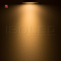 ISO112390 / LED Einbaustrahler, weiß, 15W, 72°, rund, warmweiß, dimmbar / 9009377030383