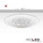 ISO112390 / LED Einbaustrahler, weiß, 15W, 72°, rund, warmweiß, dimmbar / 9009377030383