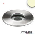 ISO112230 / LED Einbaustrahler, Edelstahl , 2W, 60°, IP67, 12V AC/DC, warmweiß / 9009377026164