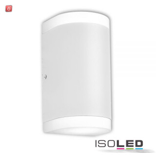 ISO113302 / Wandlampe Niva Up&Down IP54, 2xGU10 silbergrau