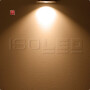 ISO112009 / LED Einbaustrahler, aluminium gebürstet, 8W COB, rund, warmweiss / 9009377022210